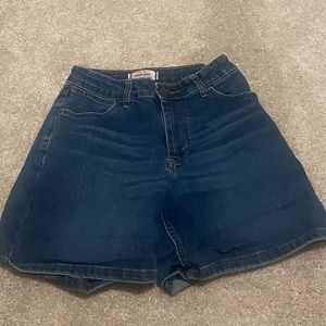 Wrangler 4inch rolled jean shorts